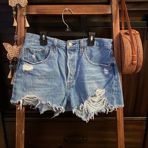 Levi’s 501 High Waisted Shorts